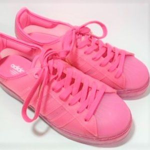 Adidas, Women's Superstar, With Jelly, Pink Sneakers, Size 7, Style Code:FX4322